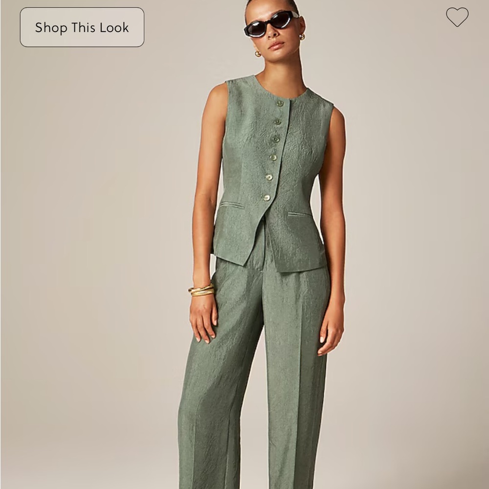 Elegant Green Sleeveless Jumpsuit